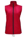 Dames Softshell Bodywarmer Sols Race Pepper Red